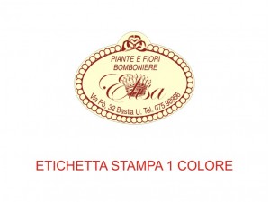 Etichette adesive per fioristi, fiorai e vivaisti (mm 30x23)  (cod.68G)